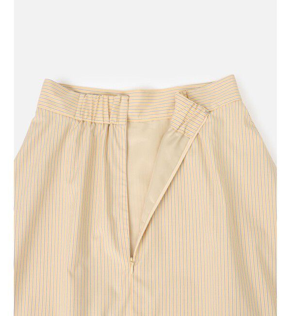 allureville「【セットアップ対応可能】ストライプアシメギャザースカート」|スカート|