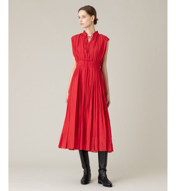 LOULOU WILLOUGHBY「【LOULOU WILLOUGHBY】ランダムプリーツワンピース」|ワンピース|