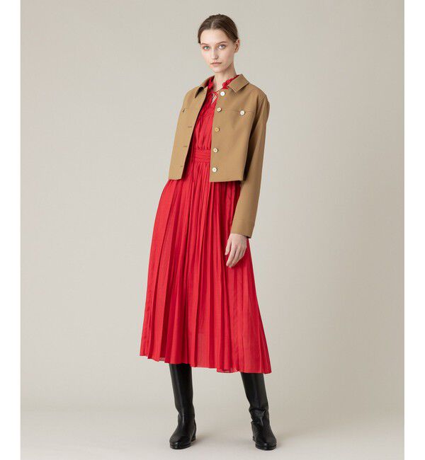 LOULOU WILLOUGHBY「【LOULOU WILLOUGHBY】ランダムプリーツワンピース」|ワンピース|