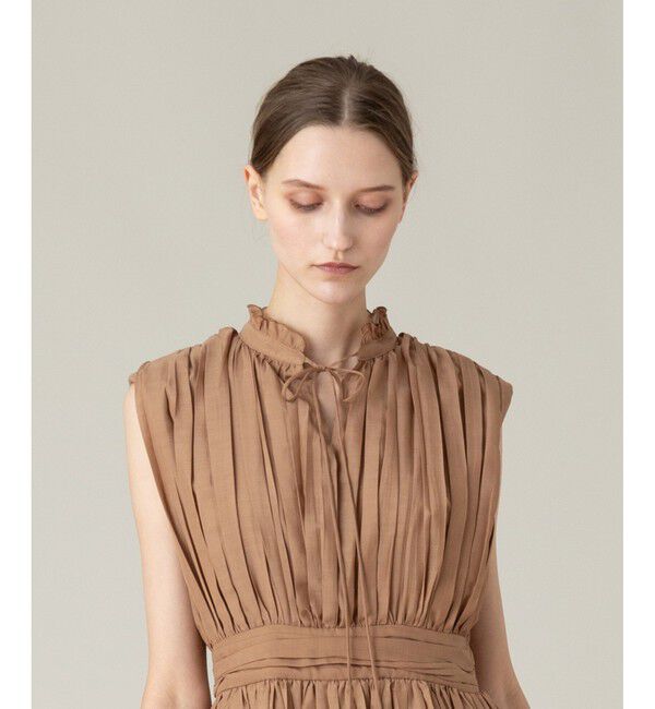 LOULOU WILLOUGHBY「【LOULOU WILLOUGHBY】ランダムプリーツワンピース」|ワンピース|