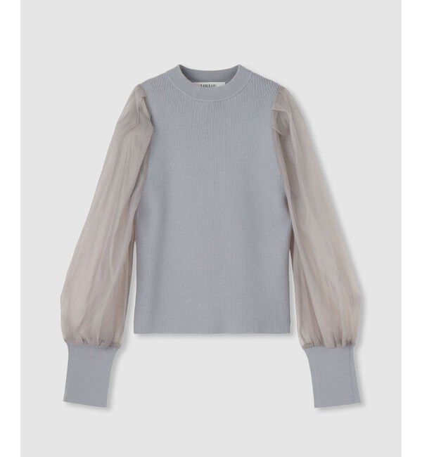 LOULOU WILLOUGHBY「【LOULOU WILLOUGHBY】◇ タックパフシアースリーブプルオーバー」|その他|グレー