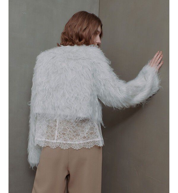 allureville「ミンクファーボトルネックプルオーバー」|ニット・セーター|