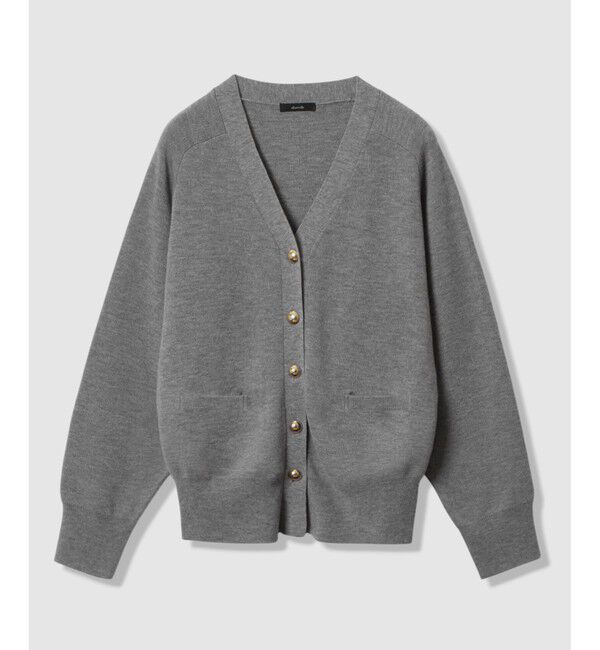 allureville「ウールスムースカーディガン」|カーディガン|