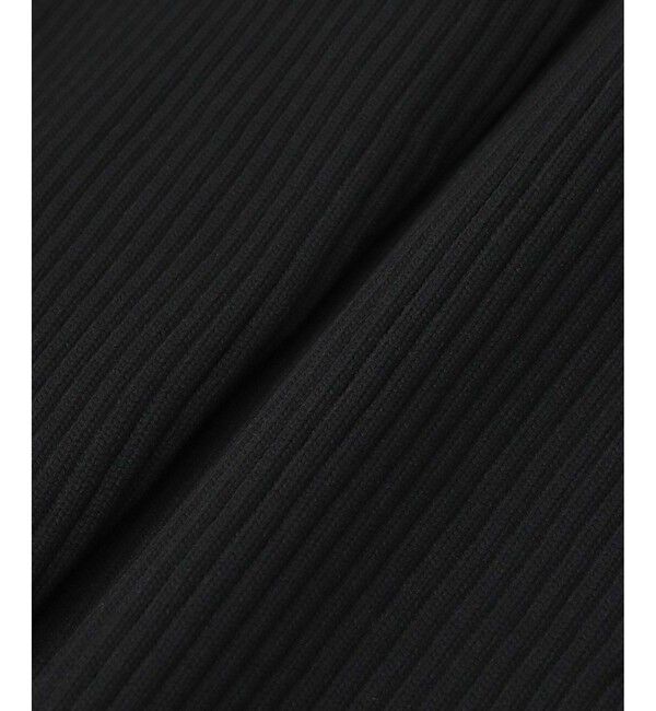 allureville「コンシールフロントマチフレアリブワンピース」|ワンピース|