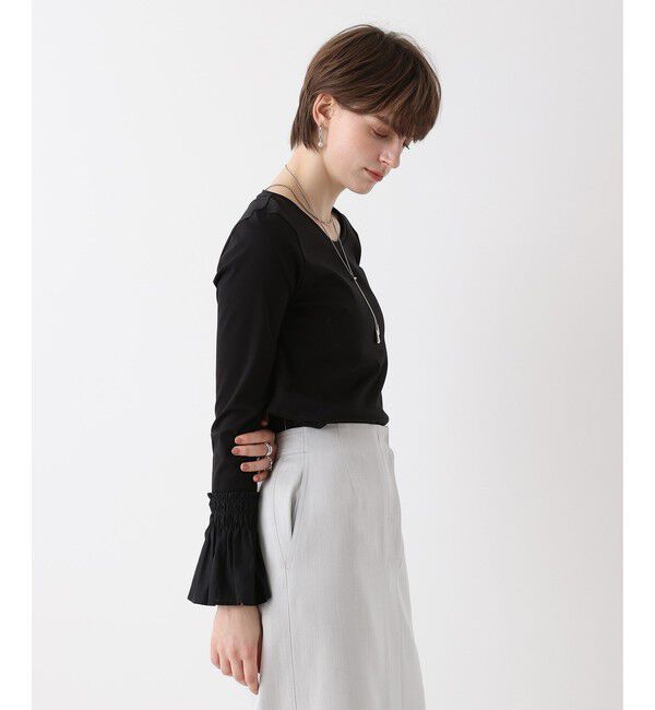 allureville「刺繍プリーツカフスプルオーバー」|Tシャツ・カットソー|