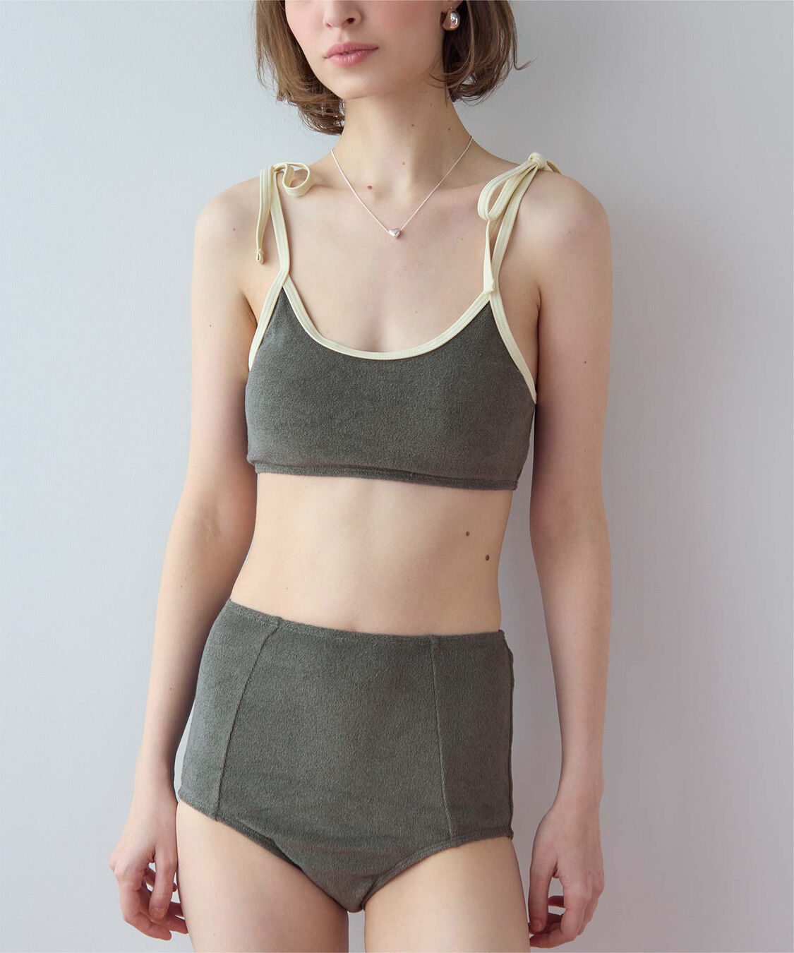 SEA DRESS「パイル素材パイピングビキニ/水着」|ビキニ|