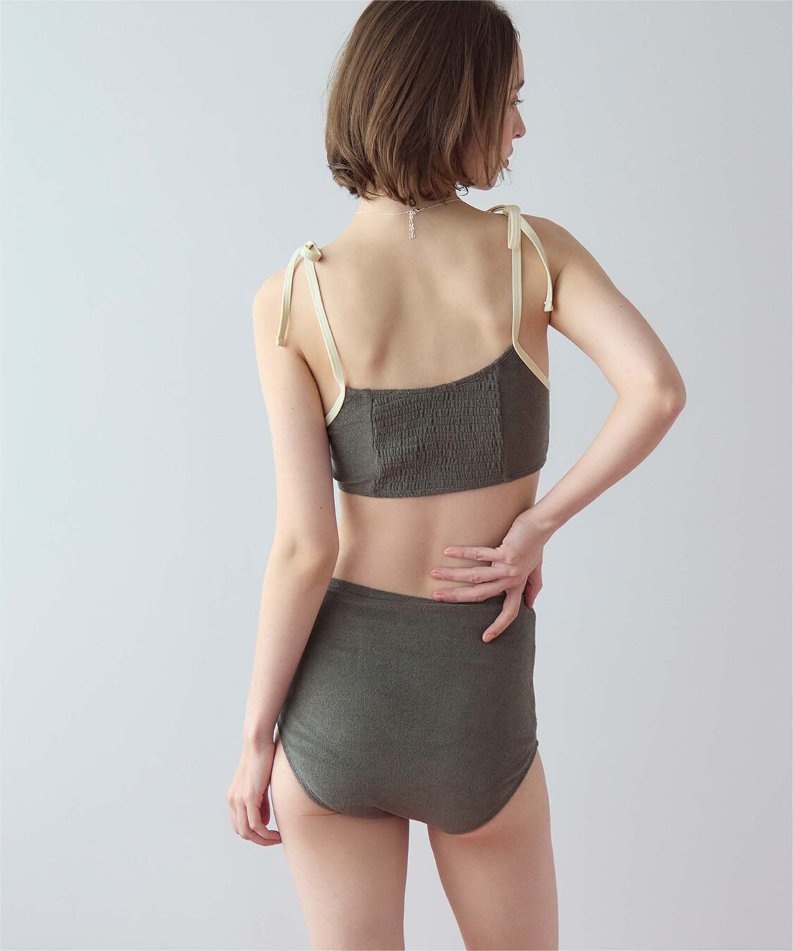 SEA DRESS「パイル素材パイピングビキニ/水着」|ビキニ|