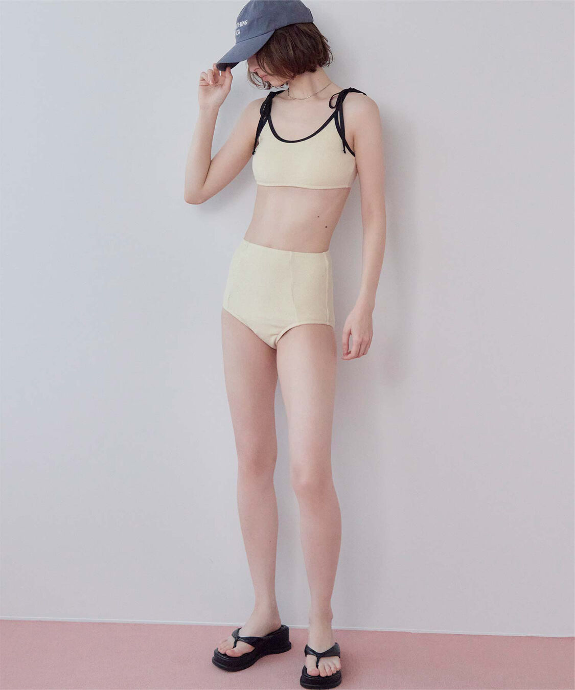 SEA DRESS「パイル素材パイピングビキニ/水着」|ビキニ|