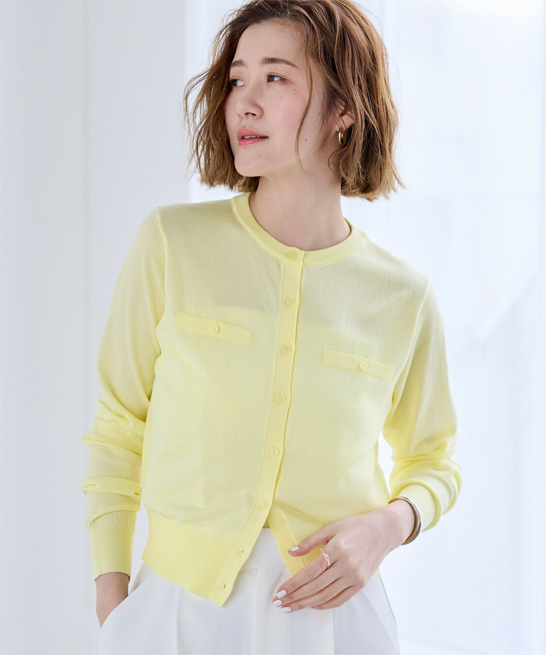 ur's「UVケアコンパクトベーシックニットカーディガン」|ニット・セーター|