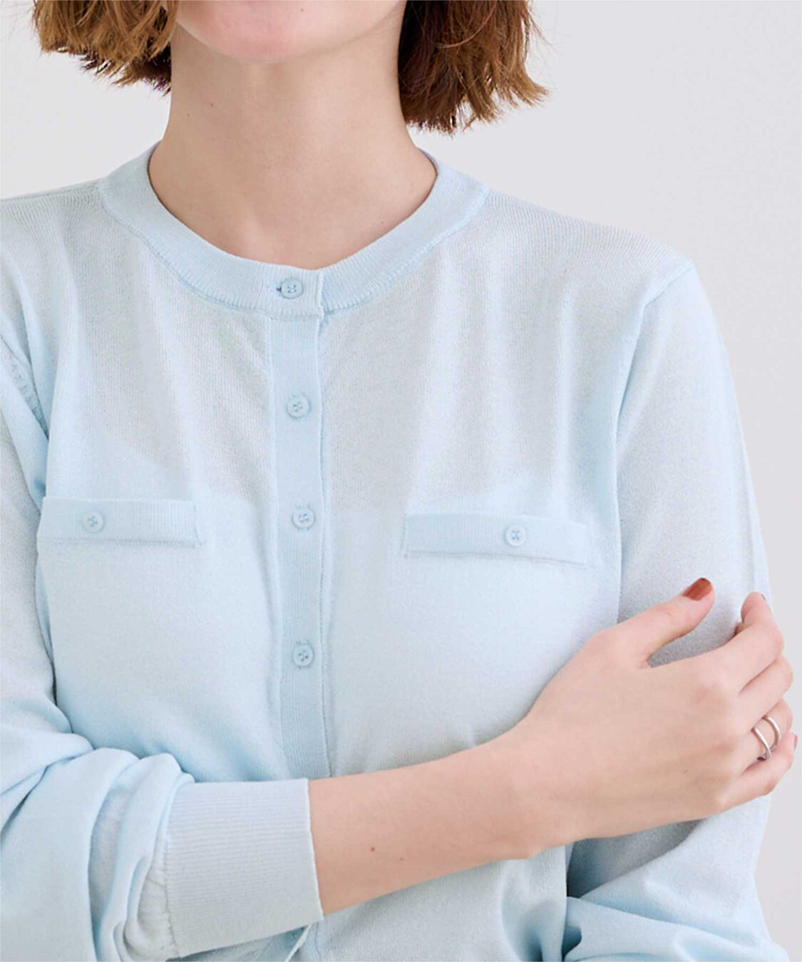 ur's「UVケアコンパクトベーシックニットカーディガン」|ニット・セーター|