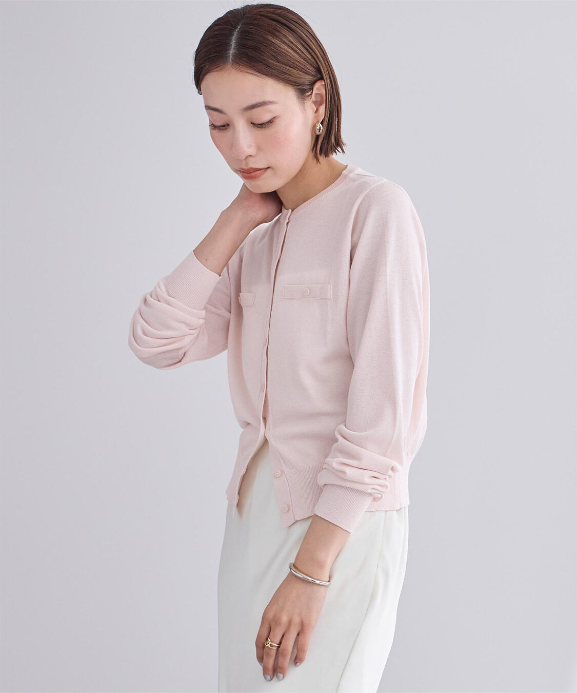 ur's「UVケアコンパクトベーシックニットカーディガン」|ニット・セーター|