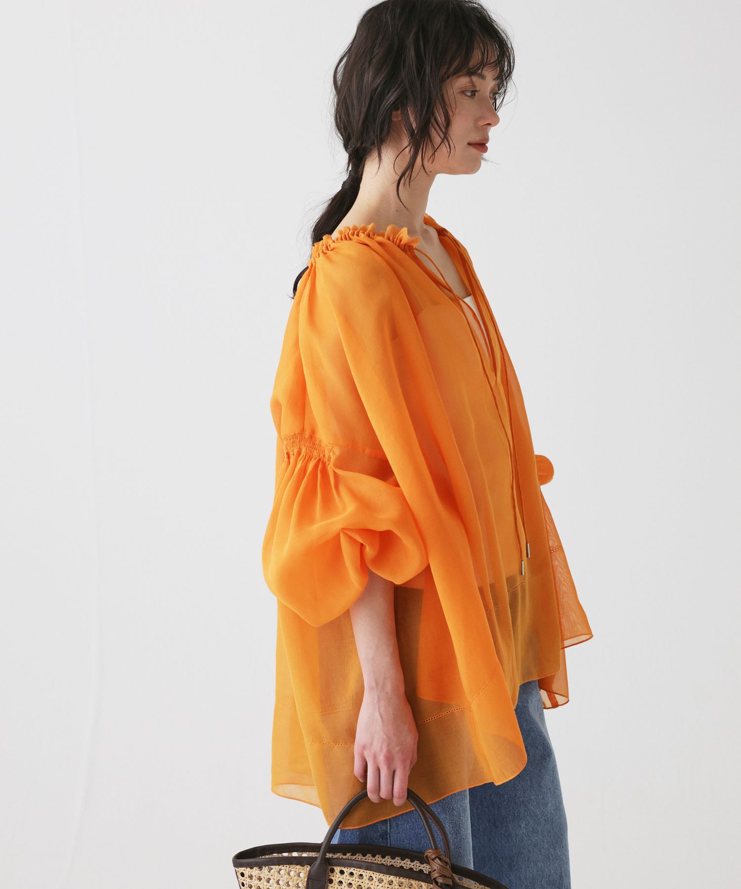 BABYLONE「2WAYオーガンジーブラウス」|シャツ・ブラウス|