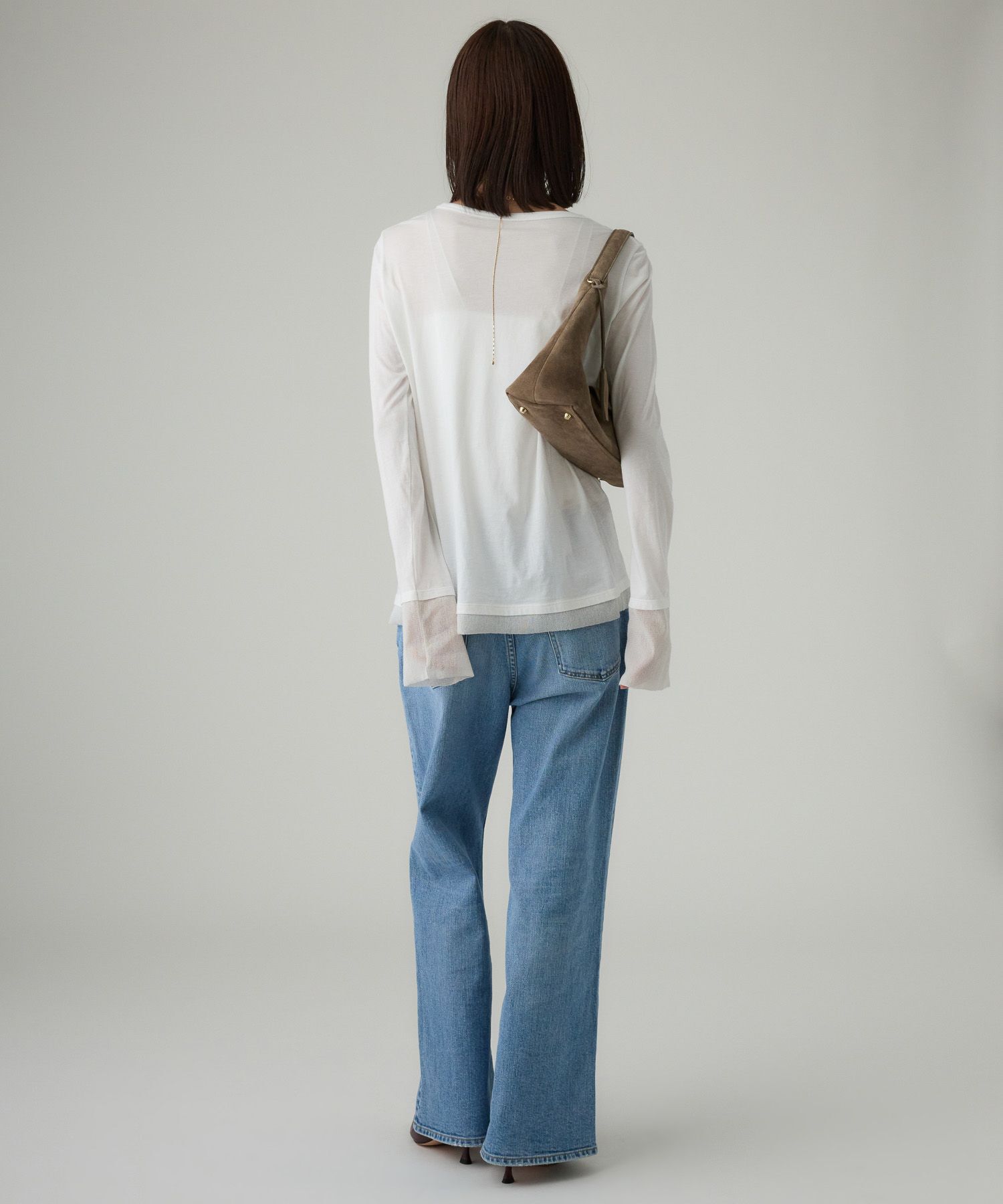 BABYLONE「チュールレイヤードロンＴ」|Tシャツ・カットソー|