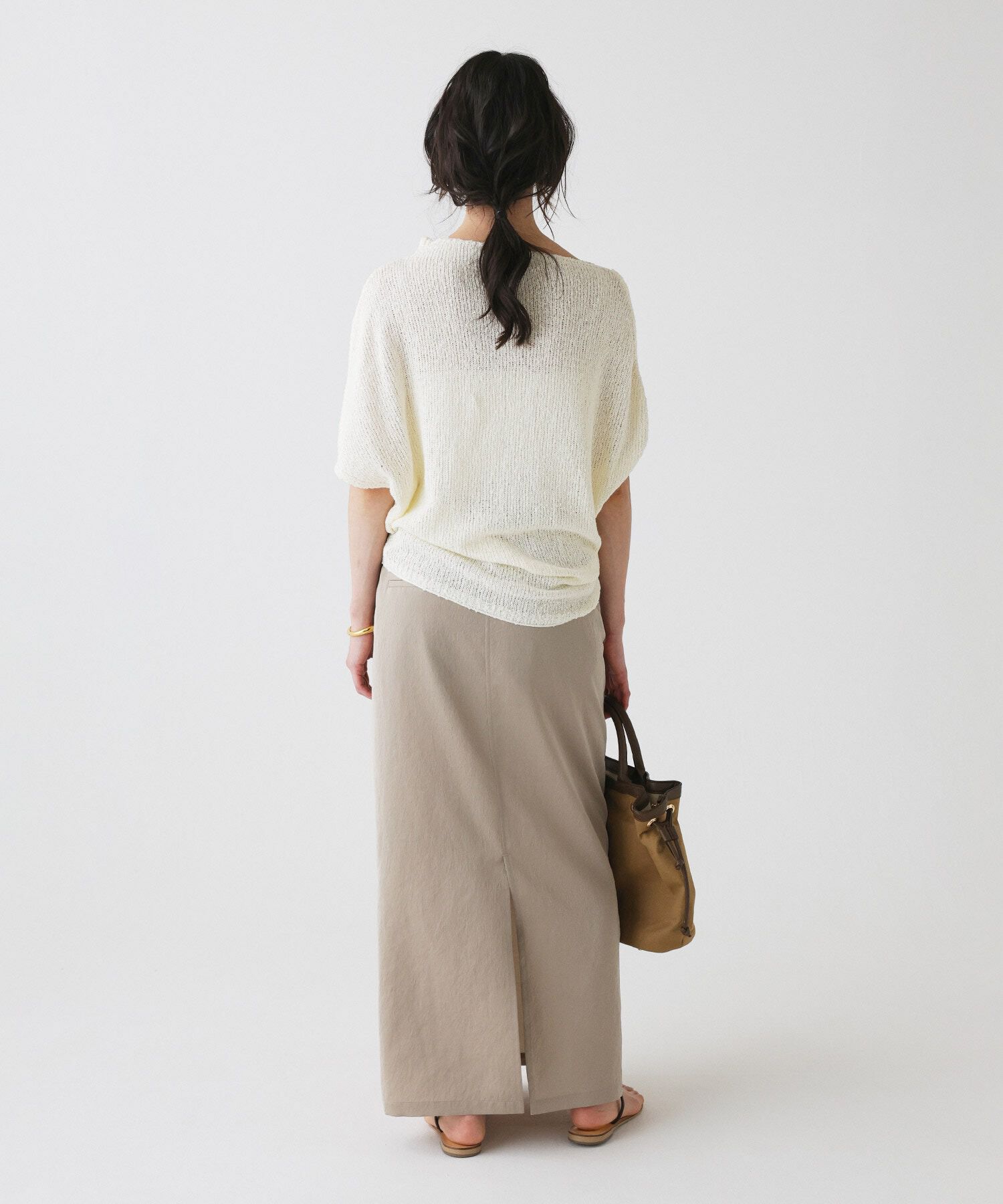 BABYLONE「ニュアンスドレープニット」|ニット・セーター|