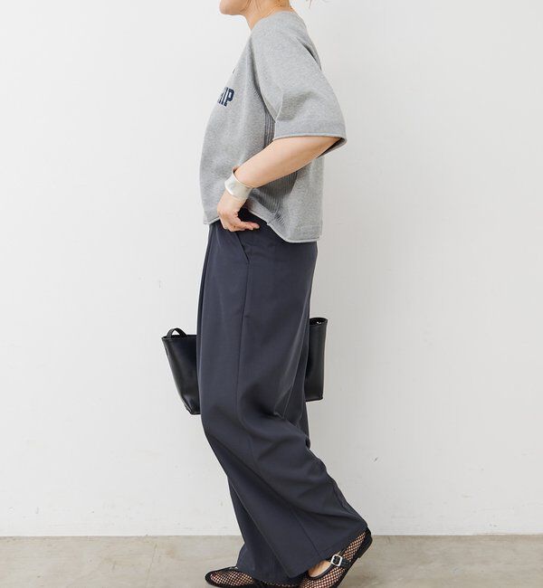  「【接触冷感】バルーンシルエットスラックスパンツ」|スラックス|