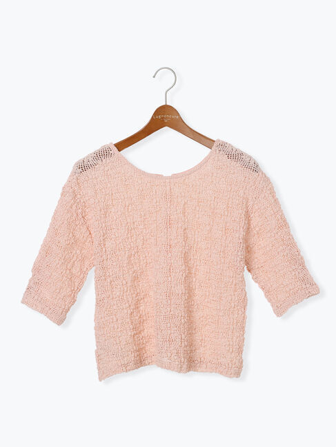 Lugnoncure「フラワーメッシュ前後2WAYトップス」|その他|