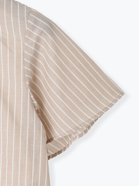 Te chichi TERRASSE「【ｲｰｼﾞｰｹｱ/接触冷感】無地/柄アソートパール釦ボウタイブラウス」|シャツ・ブラウス|