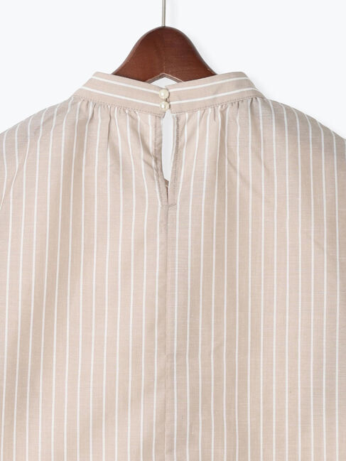 Te chichi TERRASSE「【ｲｰｼﾞｰｹｱ/接触冷感】無地/柄アソートパール釦ボウタイブラウス」|シャツ・ブラウス|