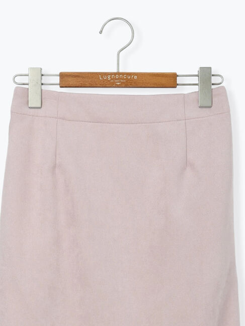 Lugnoncure「【選べる着丈】スウェード調タイトスカート」|スカート|