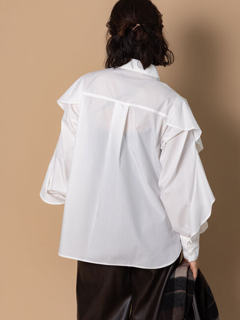 Te chichi「ラッフルスリーブシャツ」|シャツ・ブラウス|