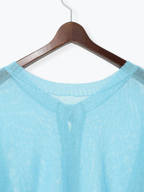 Te chichi「【WEB限定カラーあり】ペーパータッチヤーン2wayメッシュニット」|ニット・セーター|