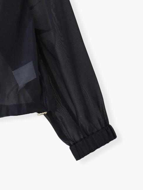 Te chichi「ショートシアーフーディーブルゾン」|ブルゾン・スタジャン|