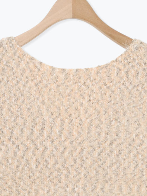 Samansa Mos2「ミックスモールフェザーベスト」|ダウンベスト・ベスト|