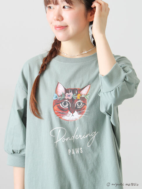 Samansa Mos2「【miyuki matsuo&times;Samansa Mos2】別布切替T」|Tシャツ・カットソー|