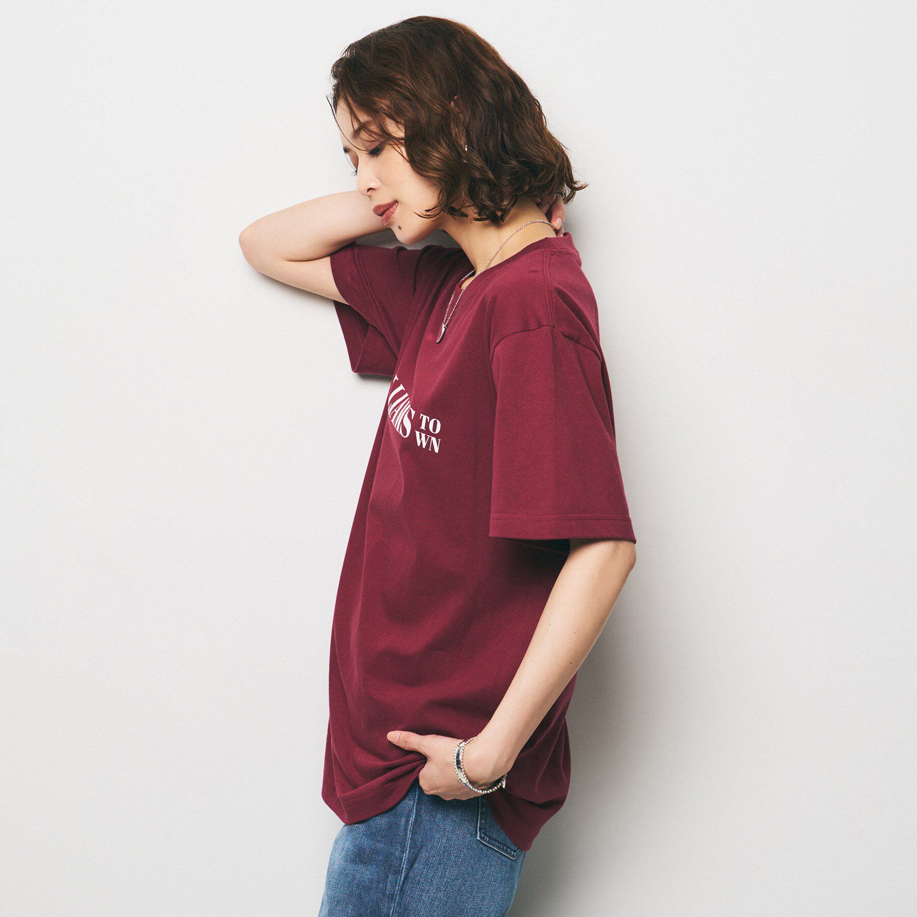 UNTITLED「【Healthy DENIM】Williams TownロゴTシャツ」|Tシャツ・カットソー|