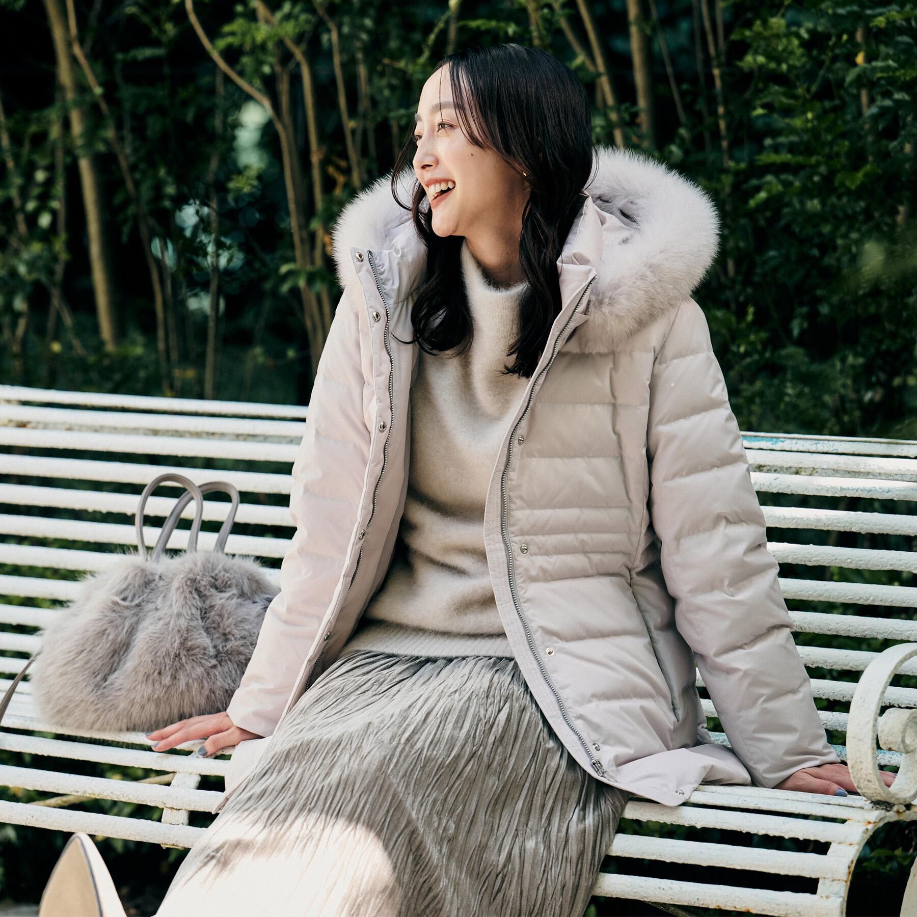 UNTITLED「【大人な品格/ふわふわニット】フォックスカシミヤ コクーンニット」|ニット・セーター|