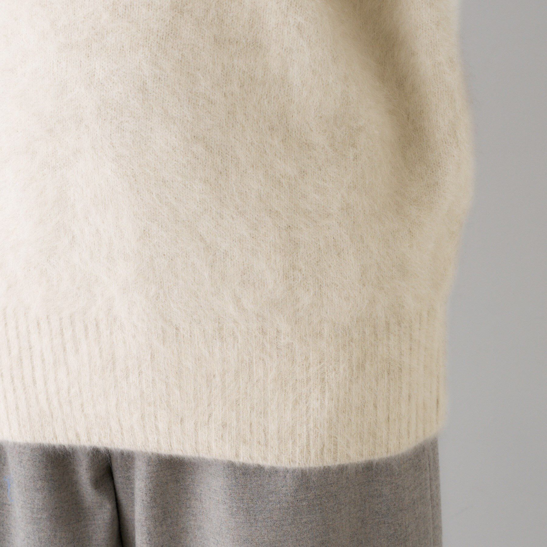 UNTITLED「【大人な品格/ふわふわニット】フォックスカシミヤ コクーンニット」|ニット・セーター|