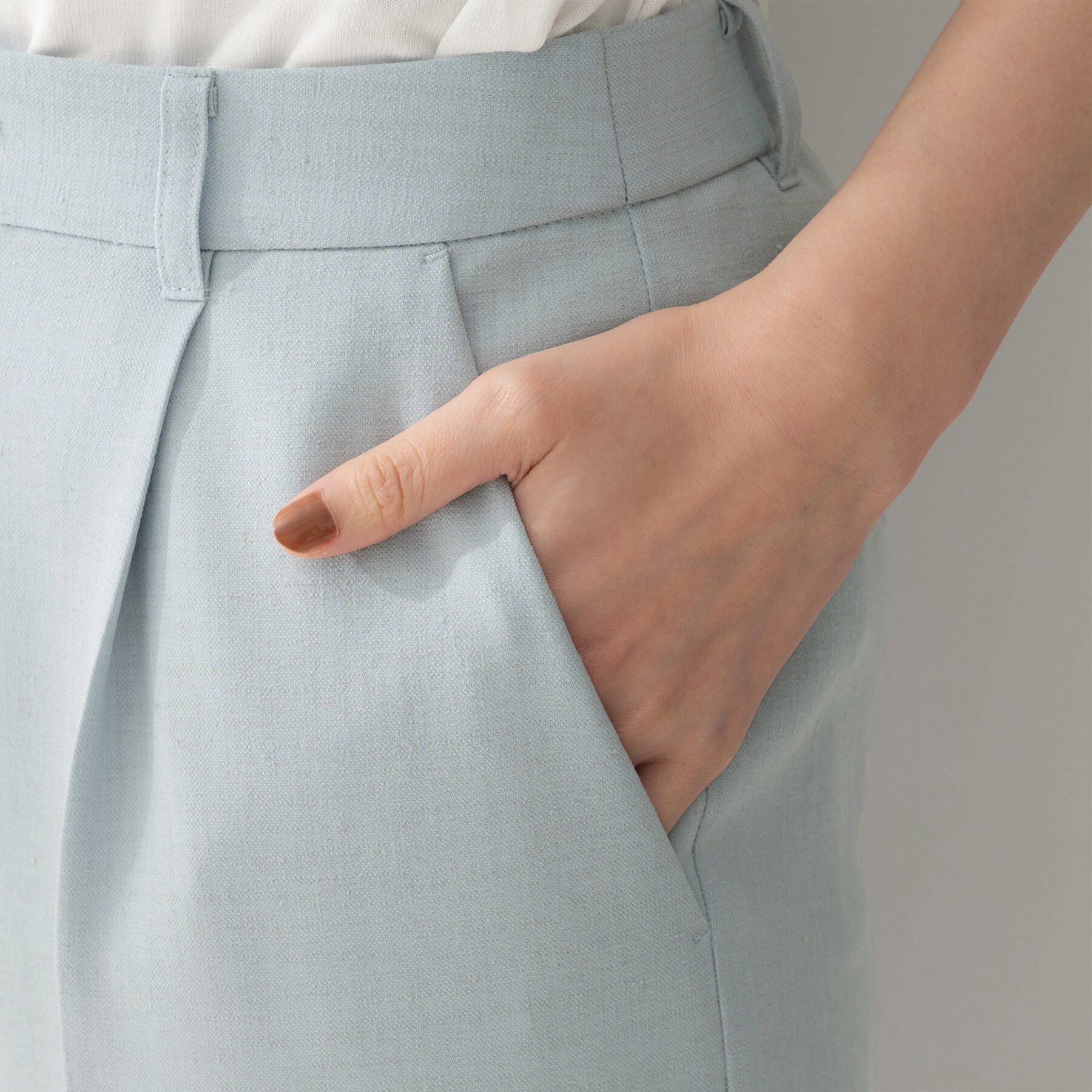 UNTITLED「【セットアップ可/UVカット/接触冷感/遮熱/通気性】スラブワイドパンツ」|その他|