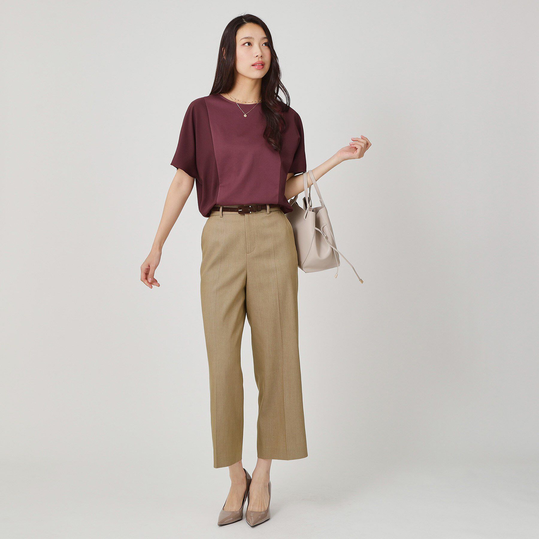 COUP DE CHANCE「【手洗い可／日本製】きれいめデニム風パンツ」|その他|