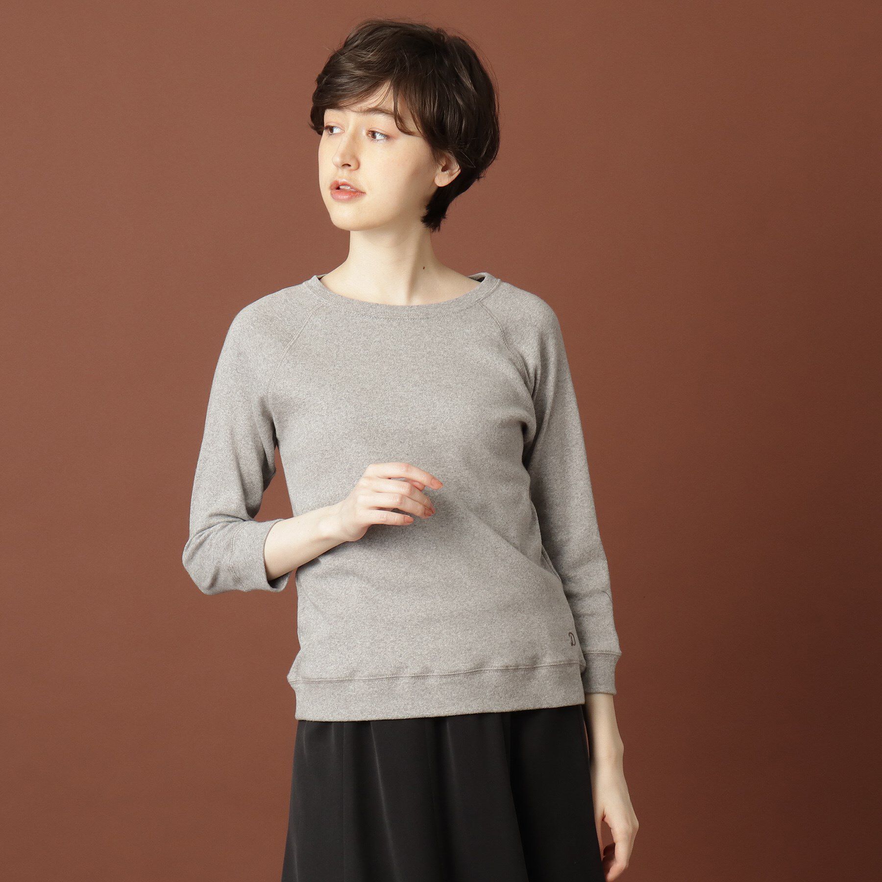 DRESSTERIOR「ラグランスリーブコットンプルオーバー」|パーカー|