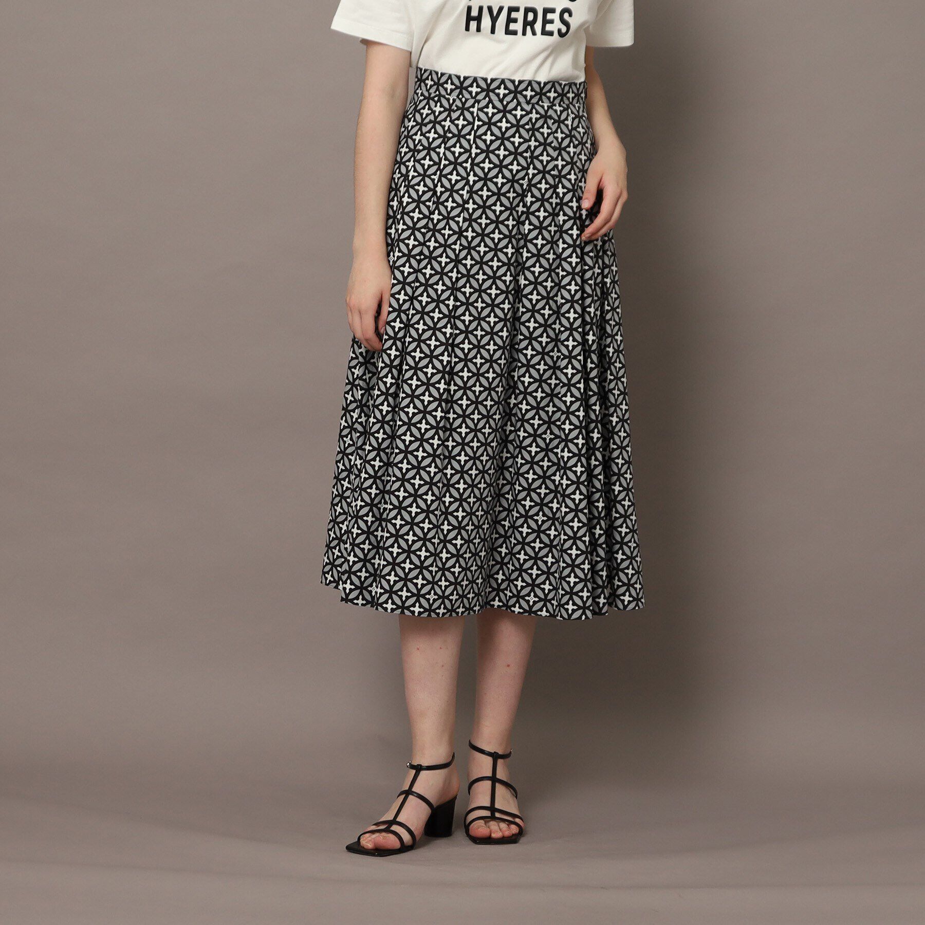 DRESSTERIOR「オーバーラップサークルタックスカート」|スカート|