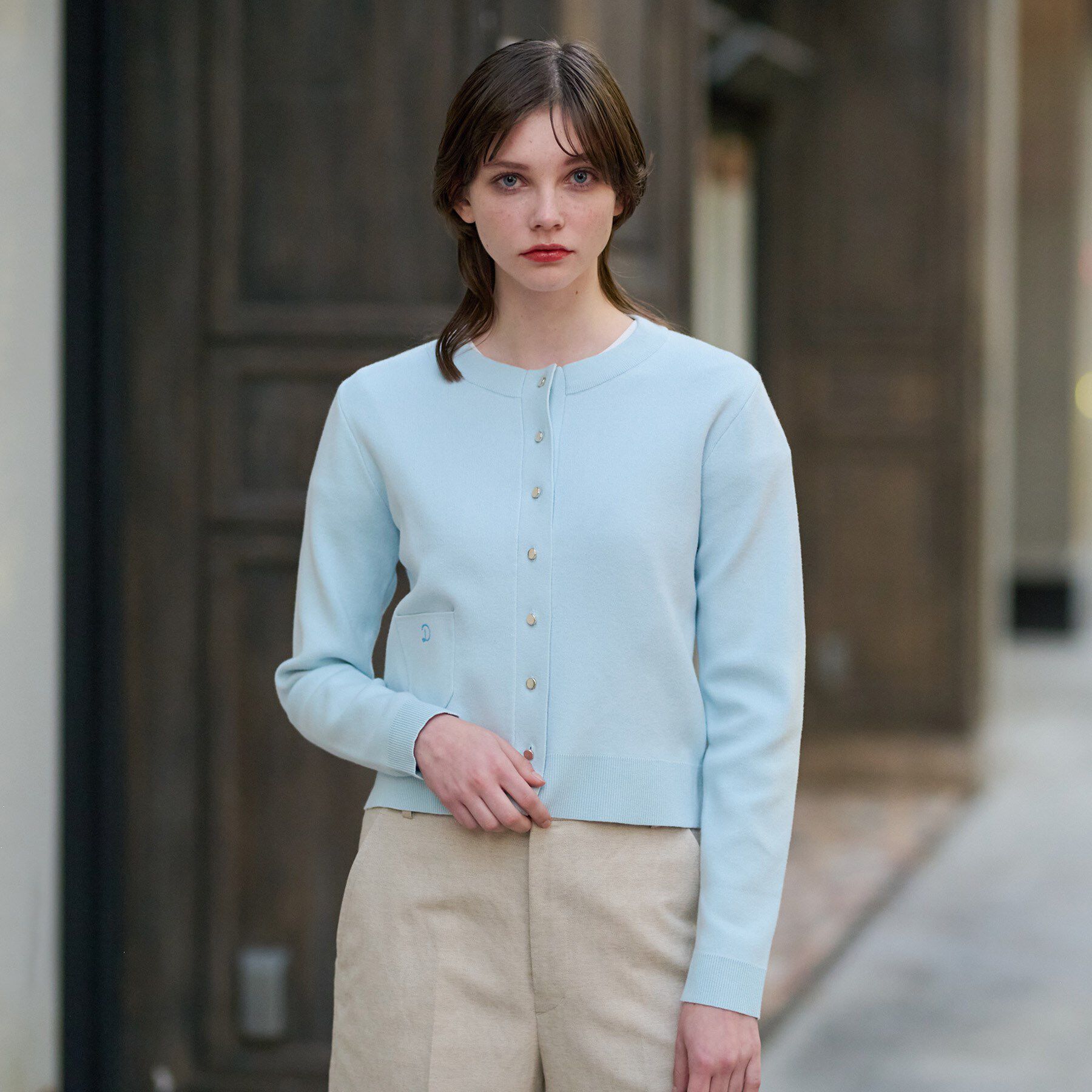 DRESSTERIOR「【洗える】ウォッシャブルコットンカシミヤ混カーディガン」|カーディガン|