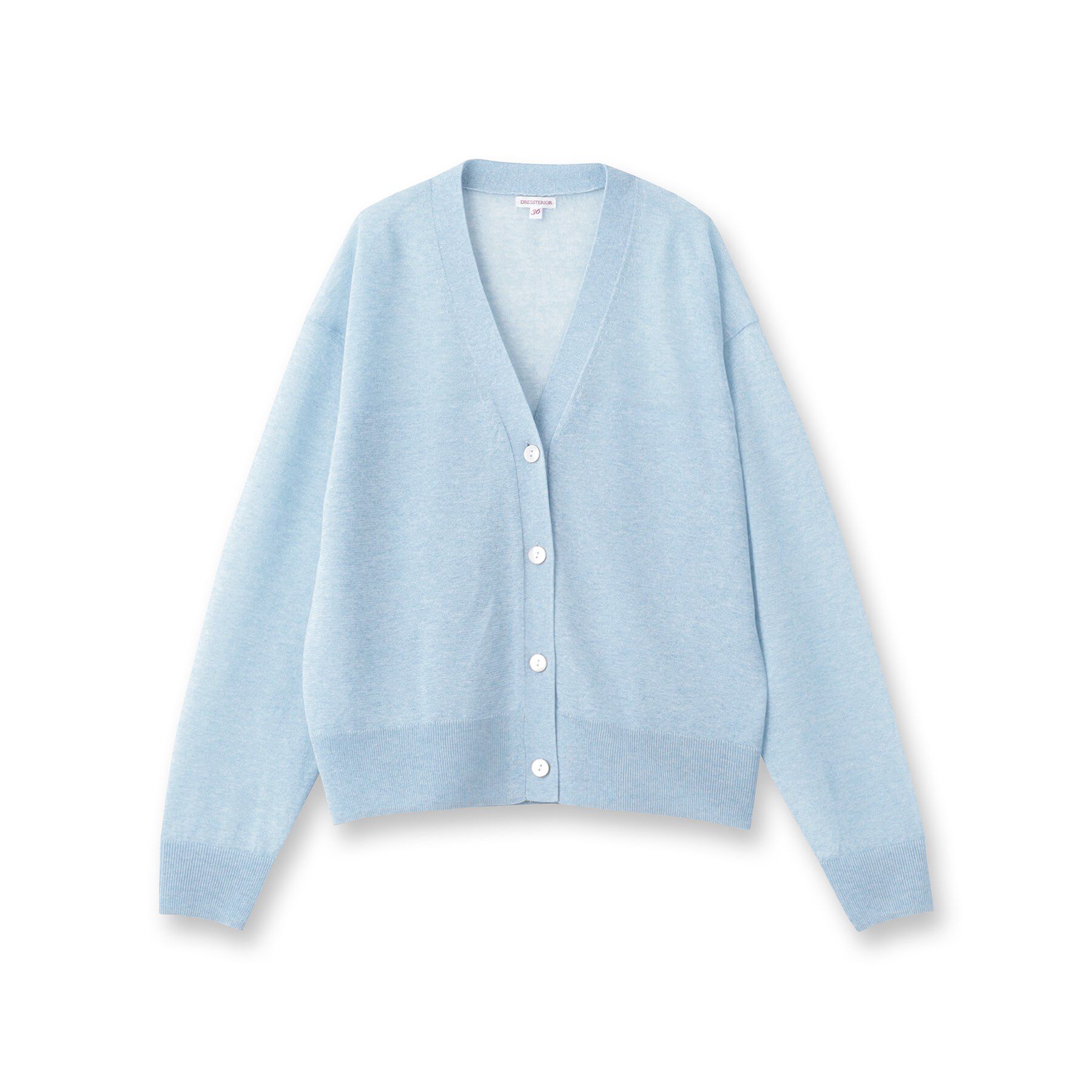 DRESSTERIOR「【洗える/ショート丈】シアーコンビカーディガン」|カーディガン|