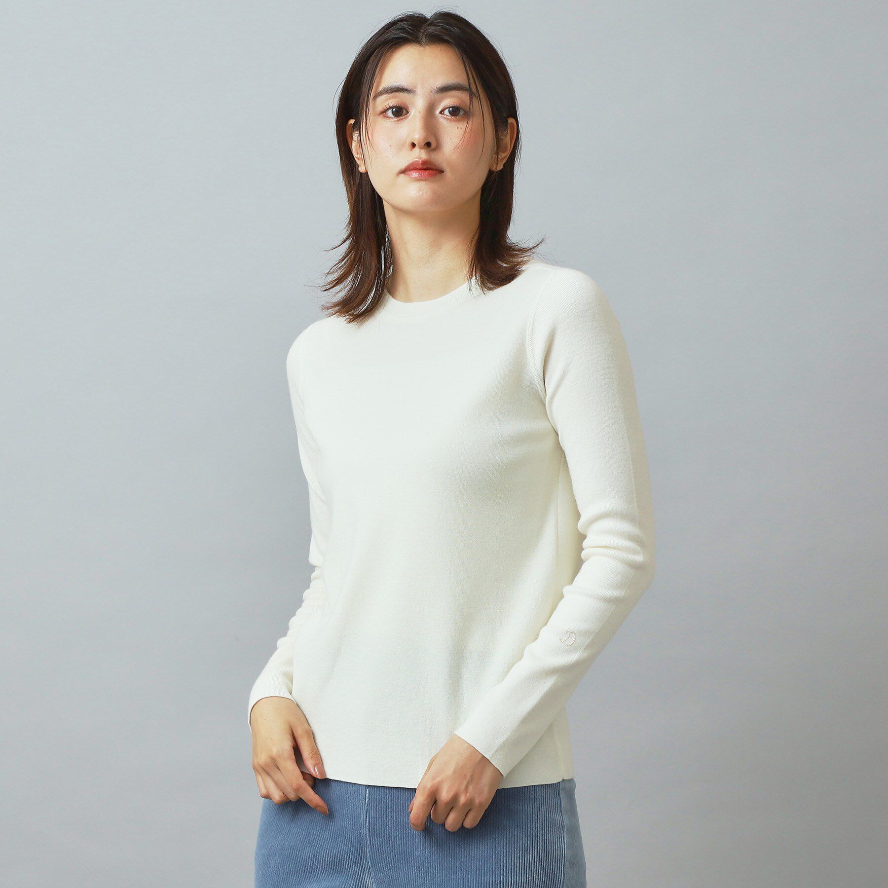 DRESSTERIOR「ストレッチフルニードルニット」|ニット・セーター|