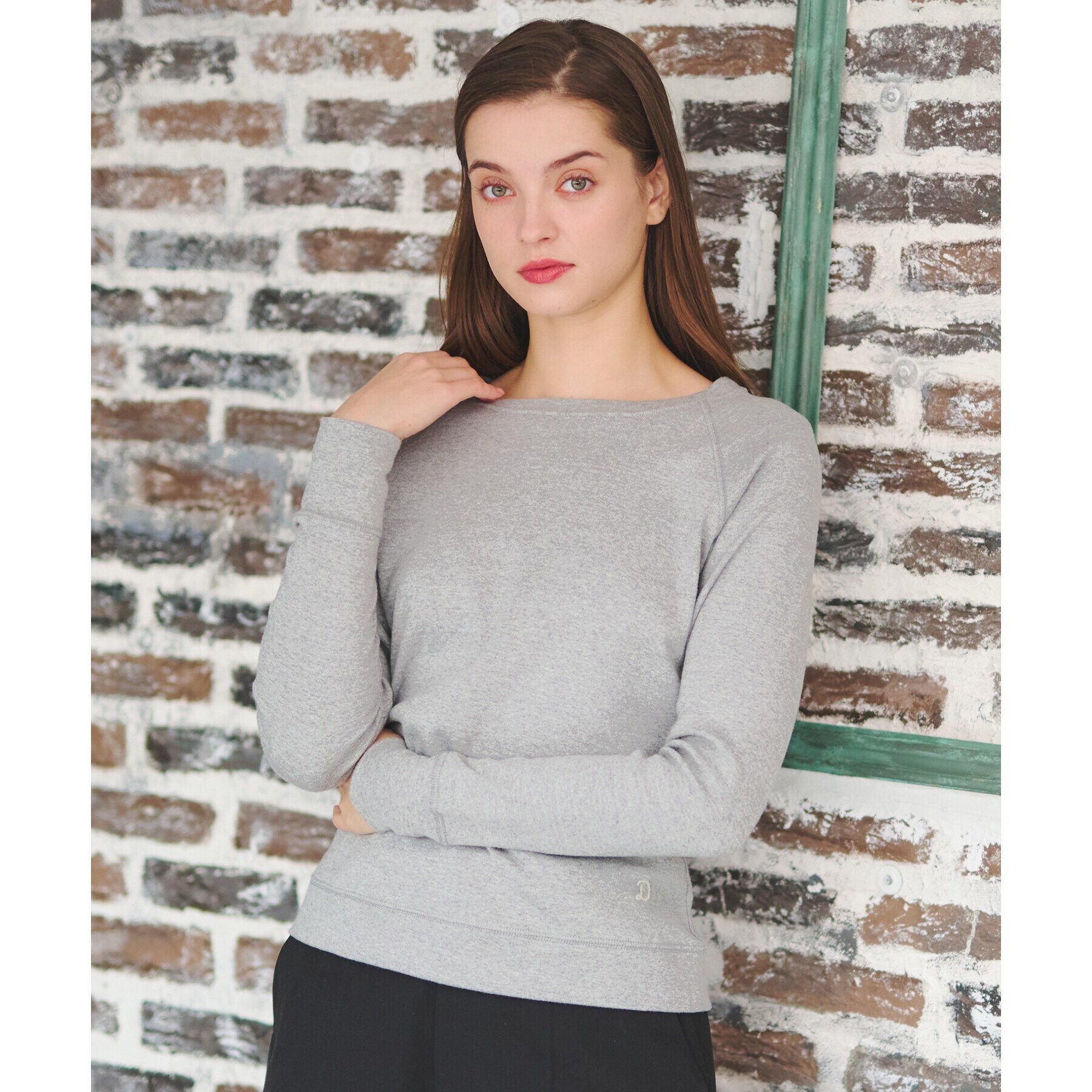 DRESSTERIOR「20／－フライスベーシックプルオーバー」|Tシャツ・カットソー|グレー(012)