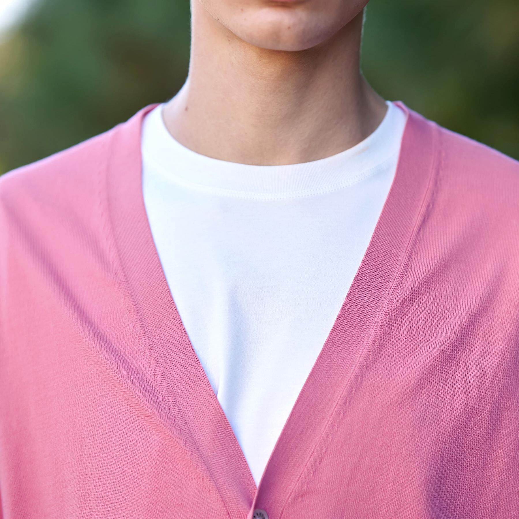 DRESSTERIOR「【ウォッシャブル】コットンシルク ニットカーディガン」|カーディガン|