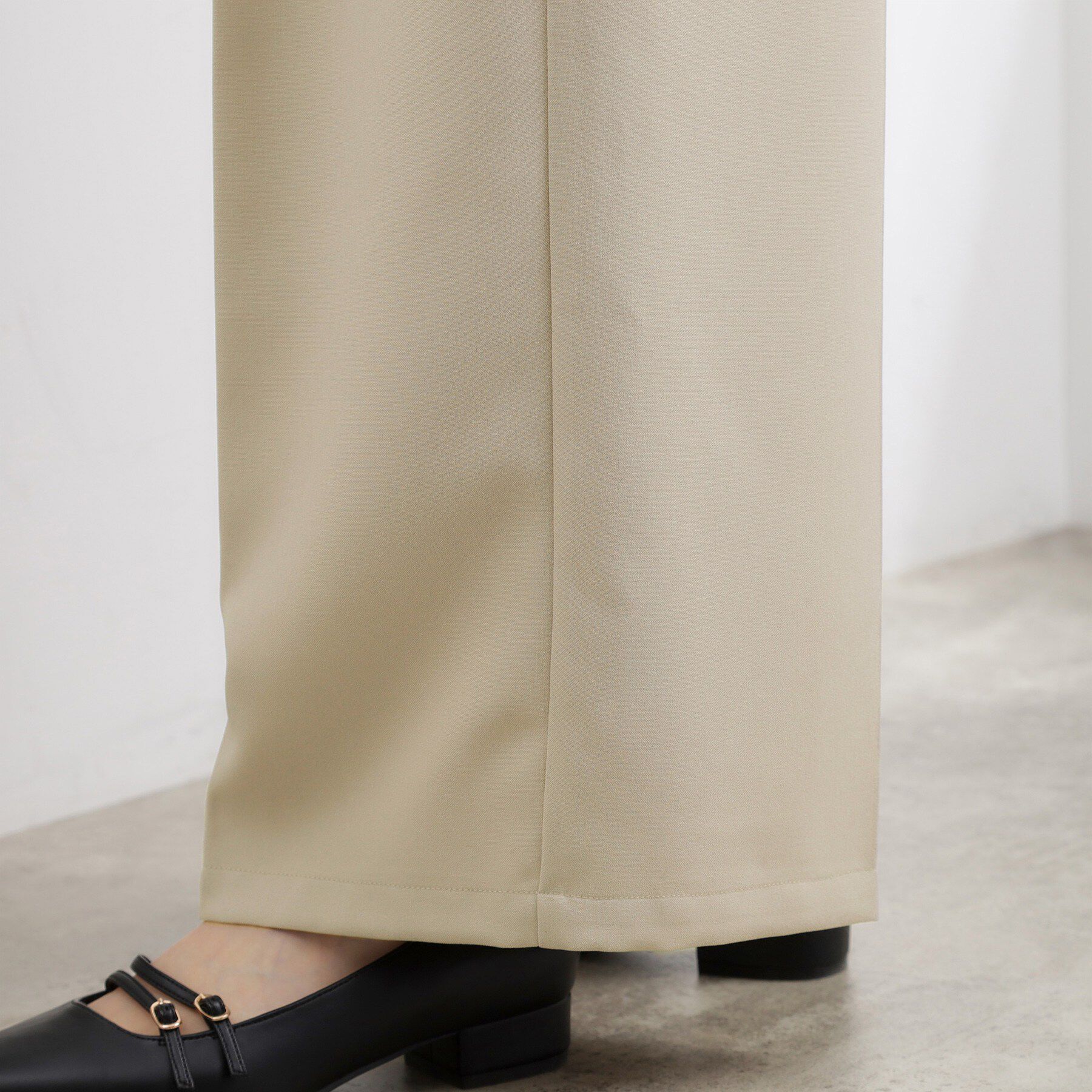 grove「シンプルを品よく格上げ　サイドビットワイドパンツ」|その他|