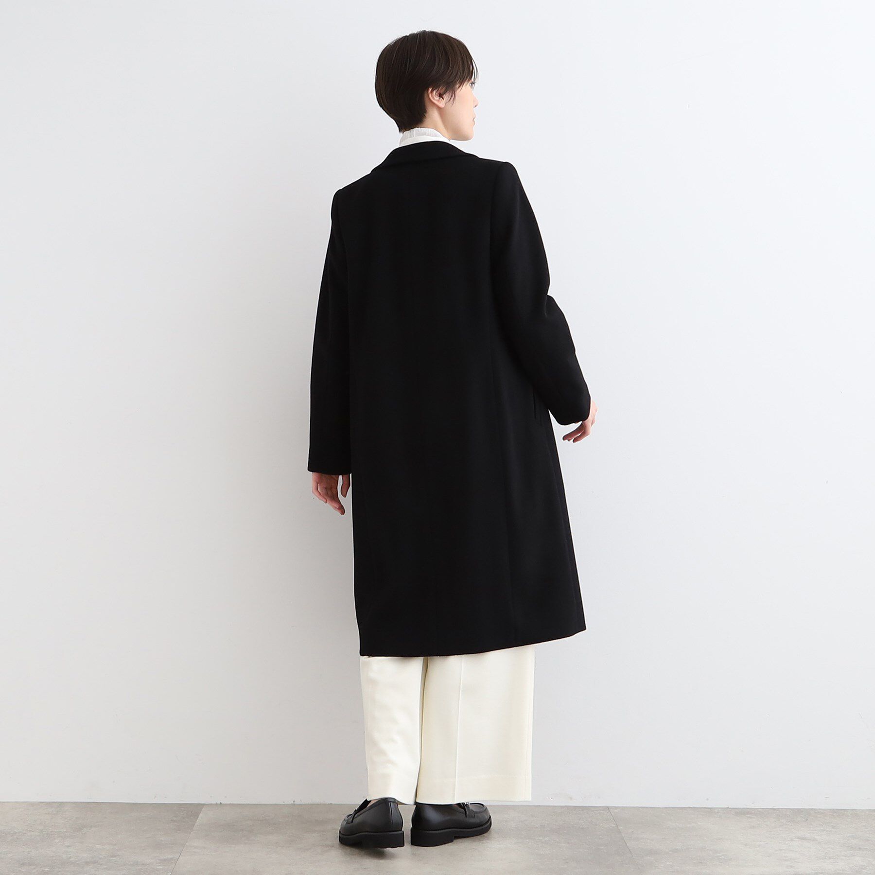 INDIVI「【定番人気！/名品コート/日本製】ウール100%チェスターコート」|チェスターコート|