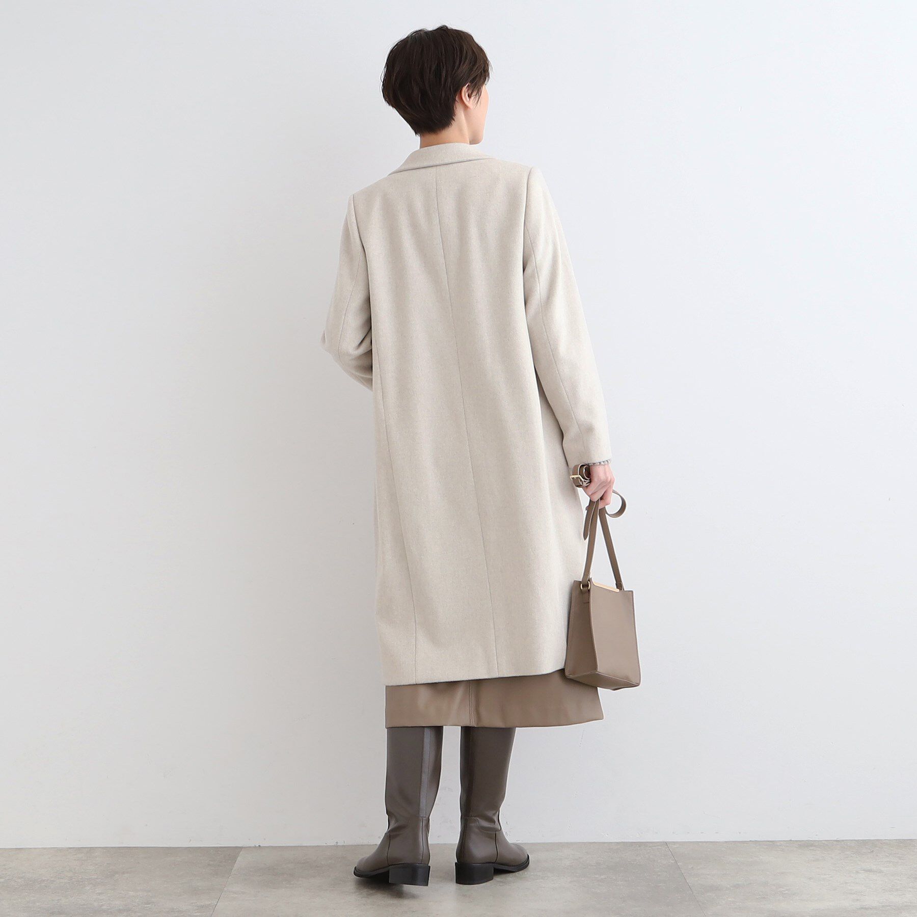 INDIVI「【定番人気！/名品コート/日本製】ウール100%チェスターコート」|チェスターコート|