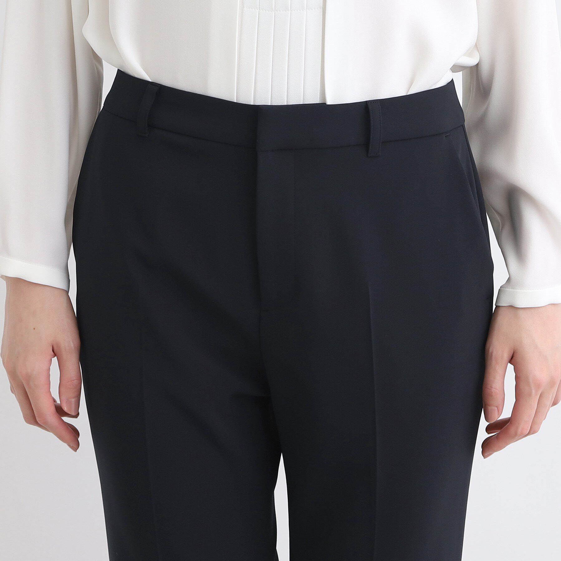 INDIVI「【定番スーツ／洗える／UVケア】ストレッチストレートパンツ」|その他|