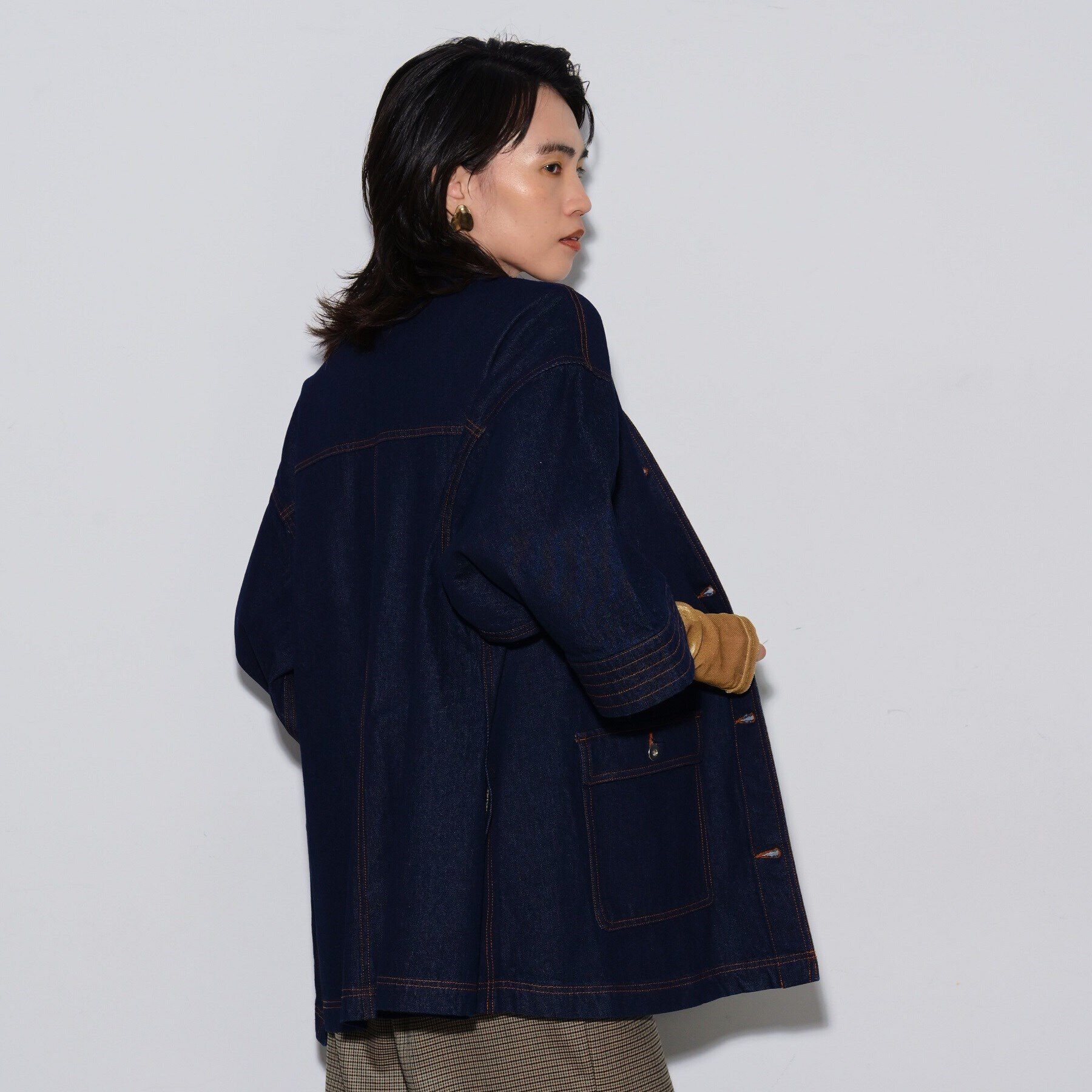 GALLEST「ボックスデニムジャケット」|デニムジャケット|