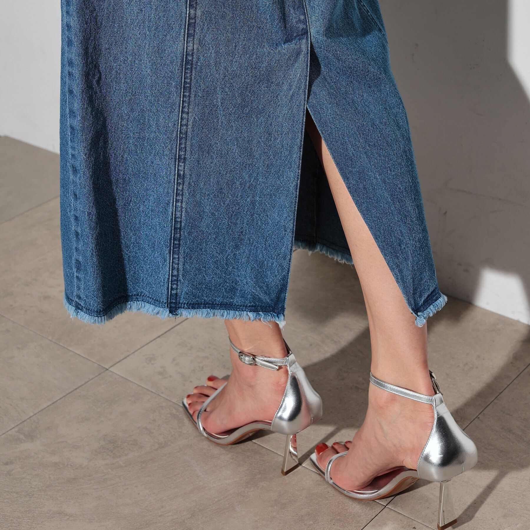 GALLEST「ストレートデニムスカート」|スカート|