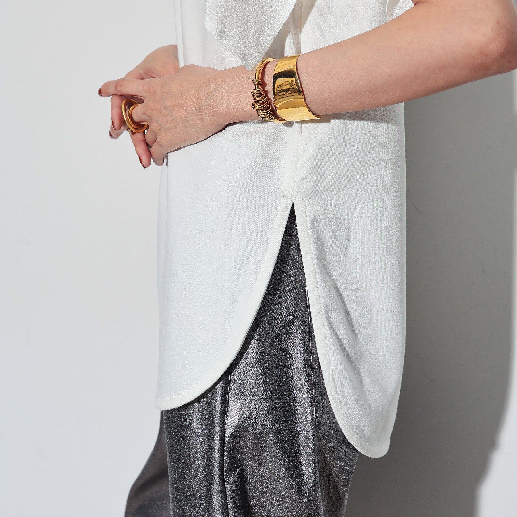 GALLEST「ハンカチーフスリーブTシャツ」|Tシャツ・カットソー|