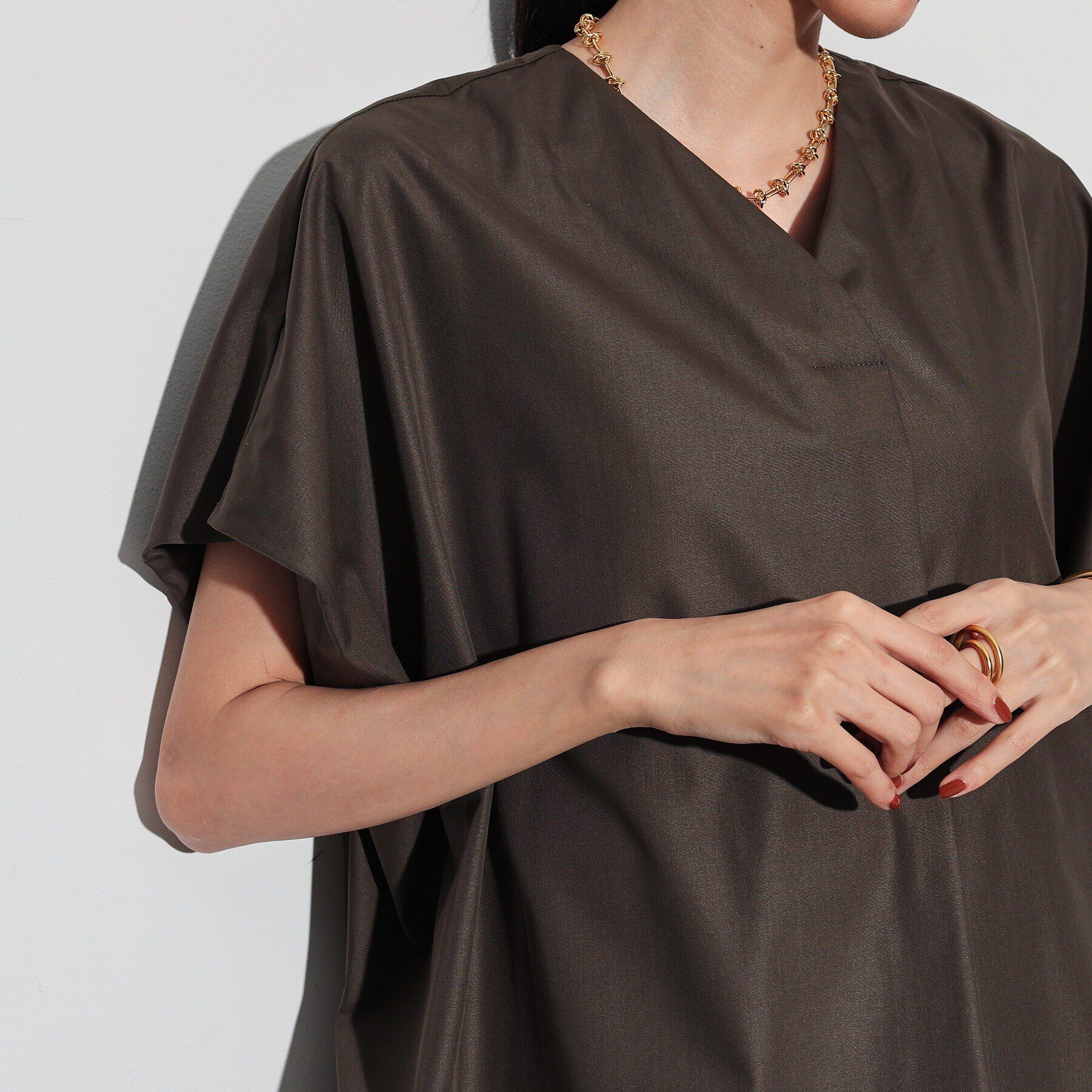 GALLEST「ノースリーブドルマンブラウス」|シャツ・ブラウス|