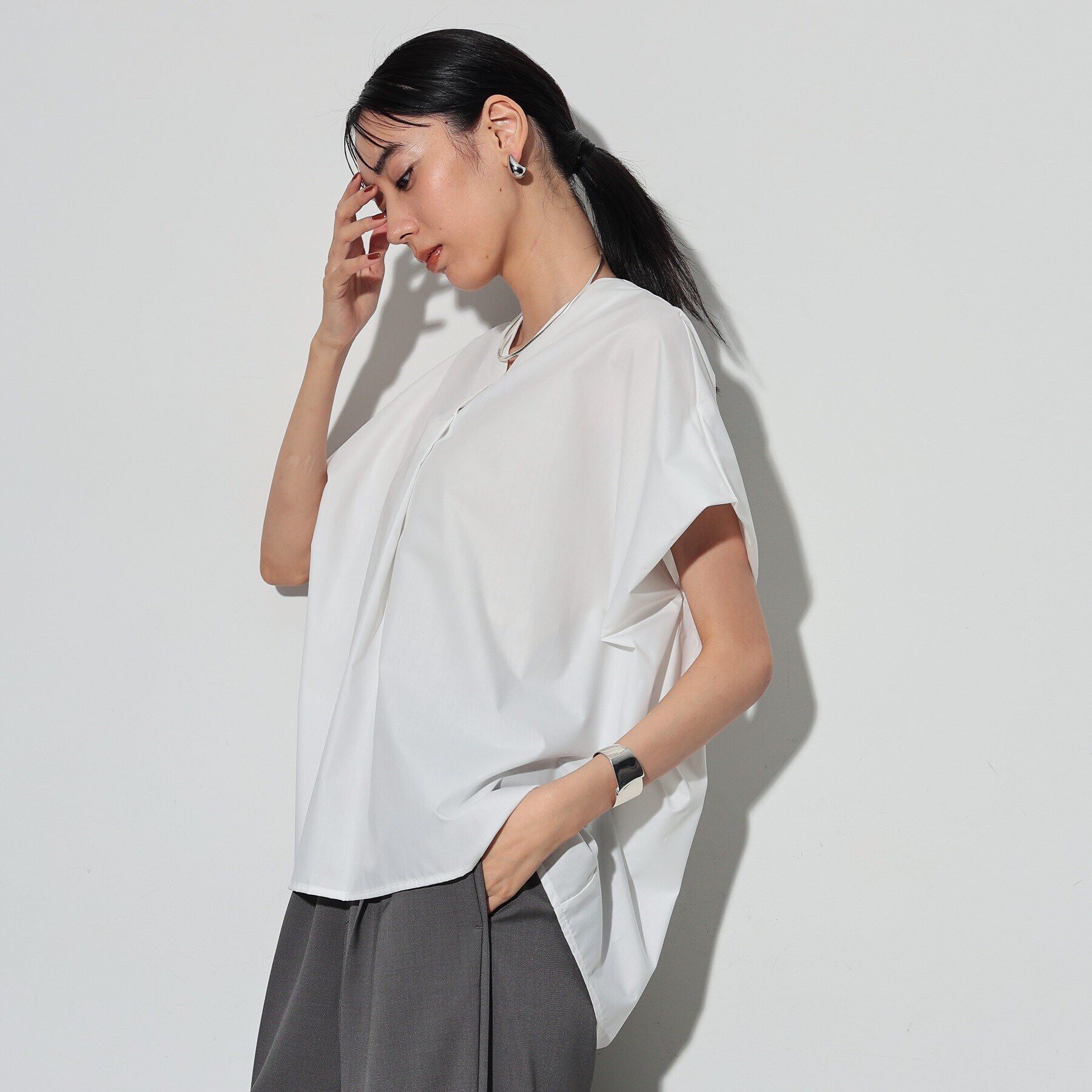 GALLEST「ノースリーブドルマンブラウス」|シャツ・ブラウス|