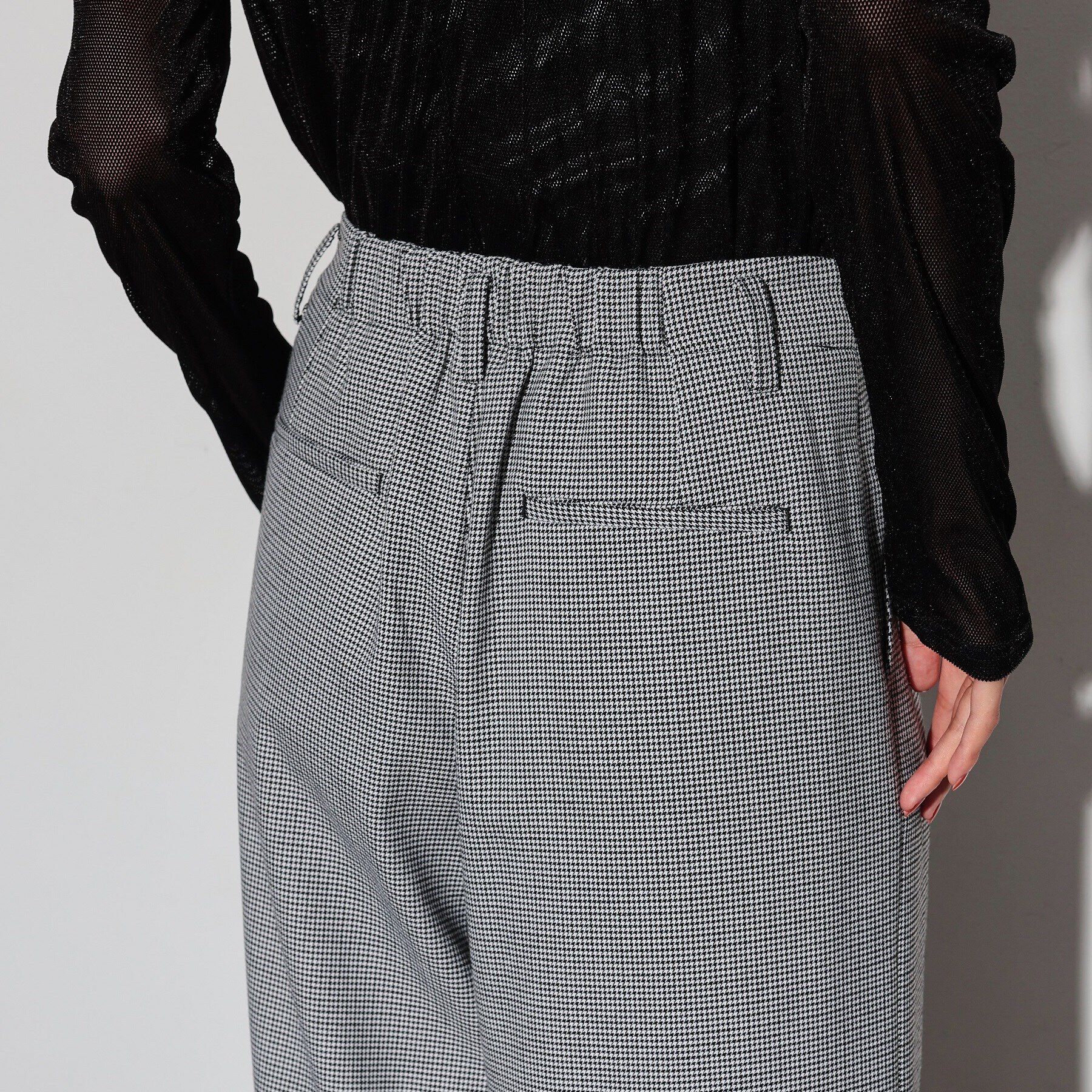 GALLEST「ブロックチェックワイドパンツ」|その他|